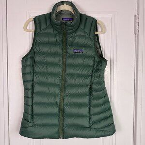 Patagonia Women’s Down Sweater Vest – Green (Size L)